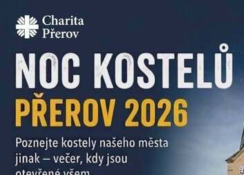 Noc kostelů 2026 v Přerově otevře dveře všem návštěvníkům 