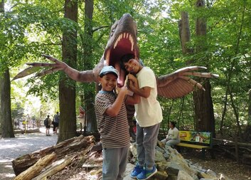 SAS pro rodiny s dětmi Jitřenka - Čas pro rodinu nás zavedl mezi dinosaury