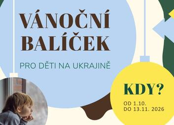Vánoční balíček pro děti na Ukrajině. Pomozme společně vykouzlit dětem úsměv