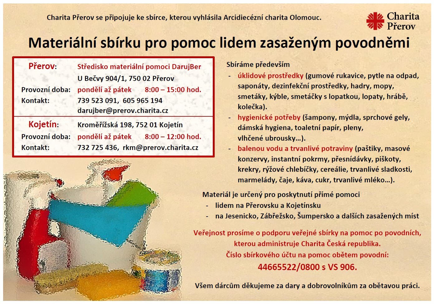 Veřejná sbírka povodně 2024