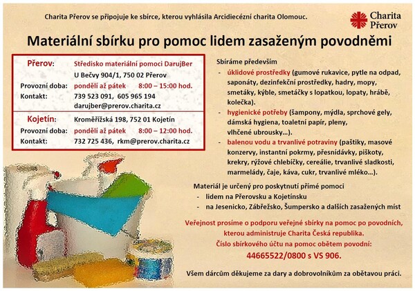 Veřejná sbírka povodně 2024