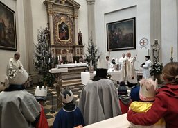 TKS 2025 - Olomouc, arcibiskupovo požehnání koledníkům